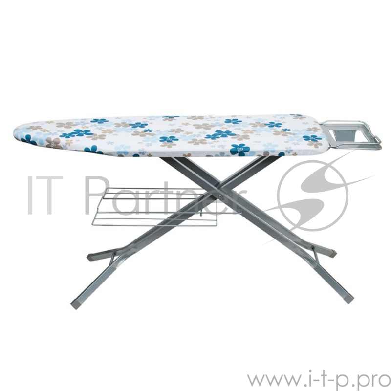 Гладильная доска Endever Delta-22, подставка д/утюга, 7 регулировок по высоте, высота 89 см, 122х42 см, серебристый