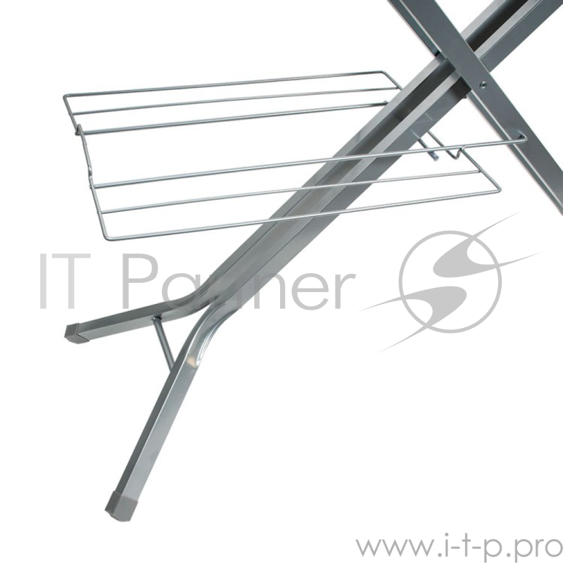 Гладильная доска Endever Delta-22, подставка д/утюга, 7 регулировок по высоте, высота 89 см, 122х42 см, серебристый