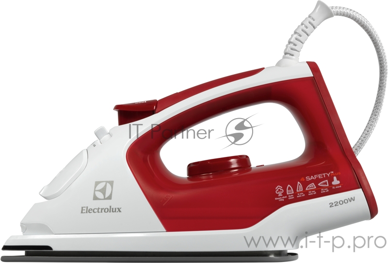 Утюг Electrolux EDB5210 2200Вт белый/красный