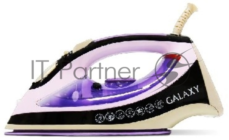 Утюг GALAXY GL 6110(Мощность 2200 Вт. Керамич. покрытие подошвы. Силикон. уплотнитель крышки резервуара. Ф-ция «Cамоочистка», «Антикапля», «Антинакипь». Индикатор уровня воды, нагрева. Вертикал. отпаривание/паровой удар/ф-ция увлажнения. Защита от пе