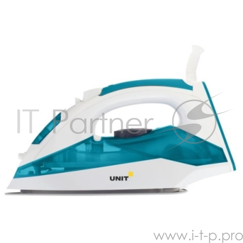Утюг UNIT USI-281 2200Вт, Подошва - Керамическое покрытие, самоочистка, анти-накипь, анти-капля, вертикальное отпаривание, Цвет - Морская волна