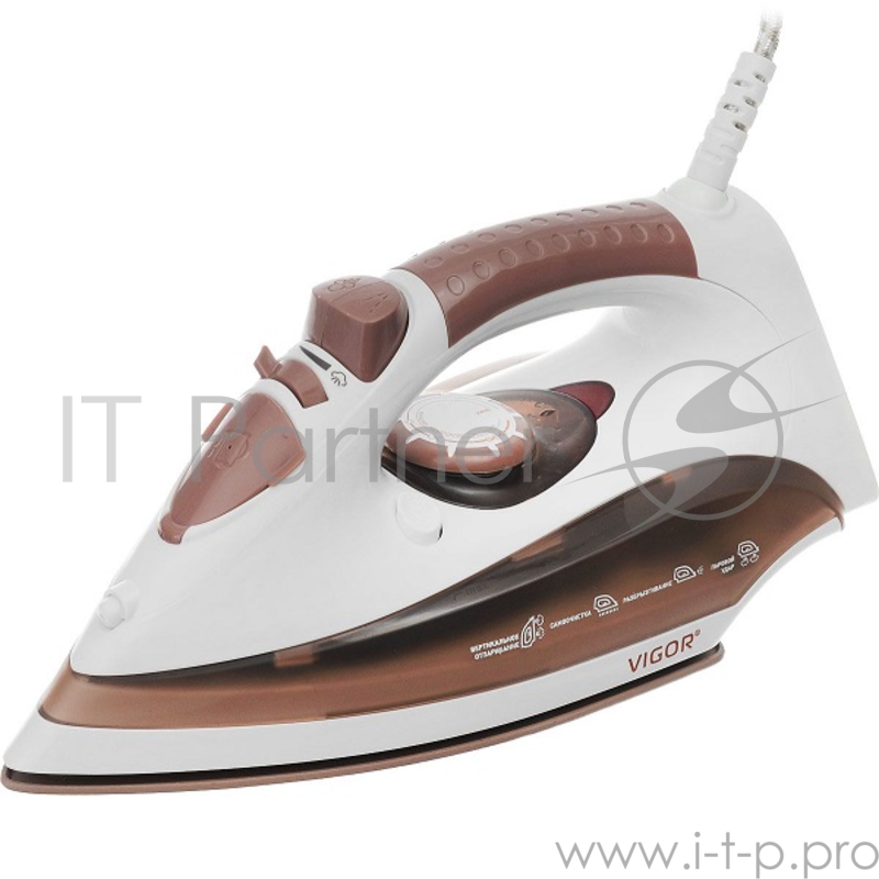 Утюг Vigor HX-4079 керамическое покрытие подошвы, 2200 Вт, пар, 250 мл