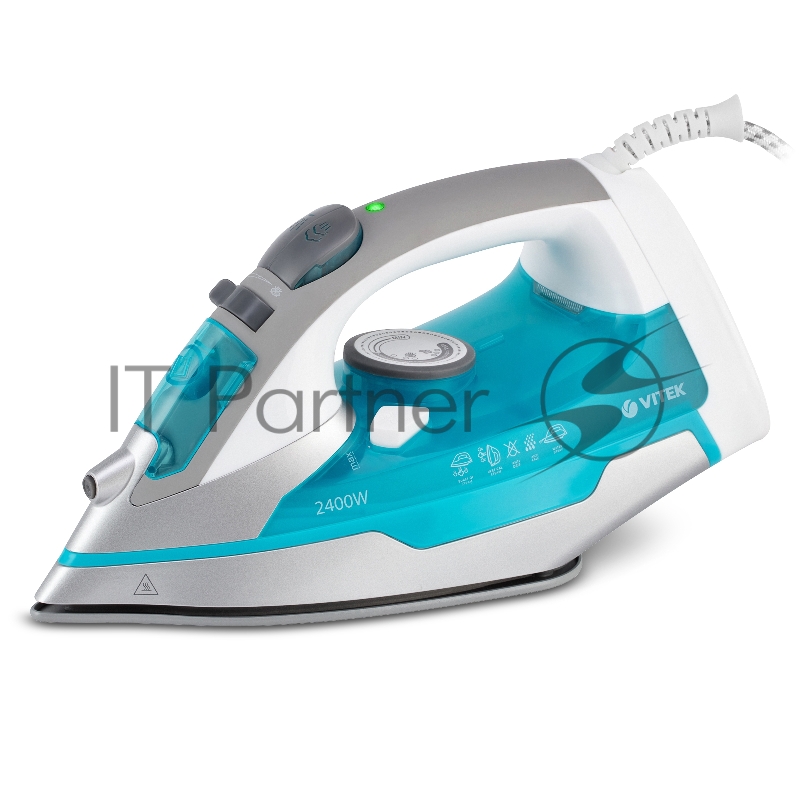Утюг VITEK VT-1258 В Мощность 2400 Вт. Паровой удар: 140 г/мин. Вертикальное отпаривание. Функция разбрызгивания. Материал подошвы: UltraCare. Объeм резервуара для воды 300мл. Защита от накипи. Противокапельная система. Система самоочистки. Шаровое к