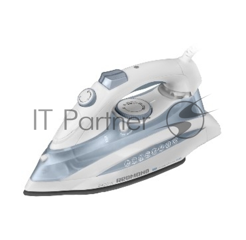 Утюг REDMOND RI-C263 Мощность 2400 Вт,Постоянная подача пара 50 г/мин,Паровой удар 170 г/мин,Объем резервуара для воды 350 мл,Сухое глажение,Вертикальное отпаривание,Функция cамоочистки,Функция автоотключения,Защита от накипи,Защита от протекания,Тип