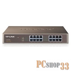 Сетевое оборудование TP-Link TL-SG1016D 16-портовый гигабитный настольный/монтируемый в стойку коммутатор SMB