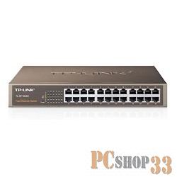 Сетевое оборудование TP-Link TL-SF1024D 24-портовый 10/100 Мбит/с настольный/монтируемый в стойку коммутатор SMB