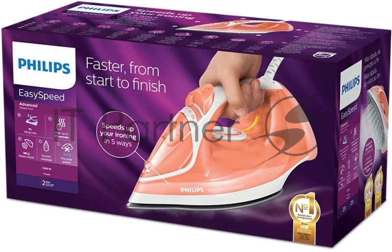 Утюг Philips EasySpeed Advanced GC2671/50 2300Вт оранжевый