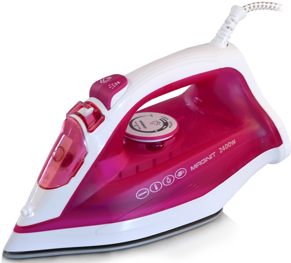 Утюг Magnit RMI-1735 2400Вт, розовый