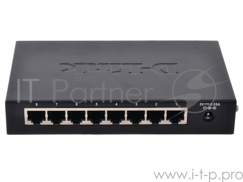 Сетевое оборудование D-Link DES-1008D/L2B Неуправляемый коммутатор с 8 портами 10/100Base-TX