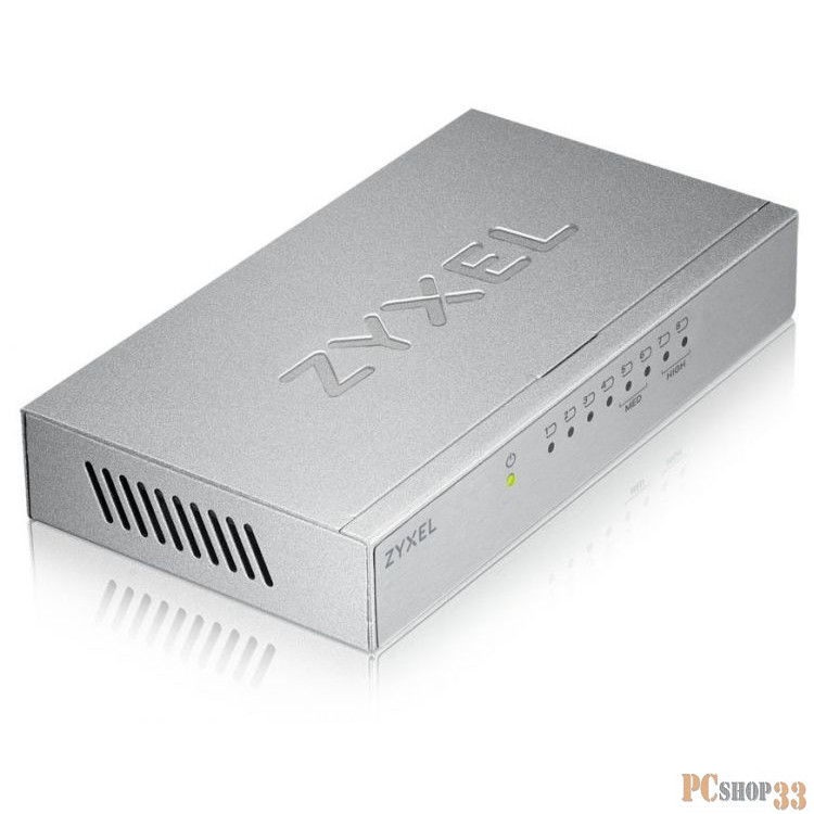 Сетевое оборудование Zyxel GS-108BV3-EU0101F/GS-108B Коммутатор v2/v3, 8 портов 1000 Мбит/с, настольный, металлический корпус