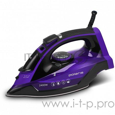 Polaris PIR 2415K с отпар., Черный/фиолетовый