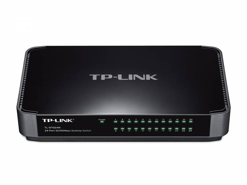 Сетевое оборудование TP-Link TL-SF1024M 24-портовый 10/100 Мбит/с настольный коммутатор SMB