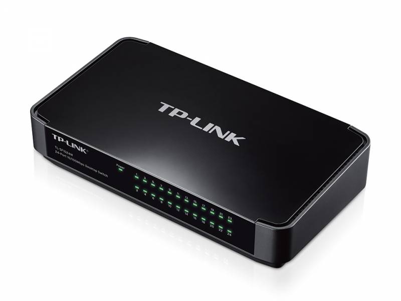 Сетевое оборудование TP-Link TL-SF1024M 24-портовый 10/100 Мбит/с настольный коммутатор SMB