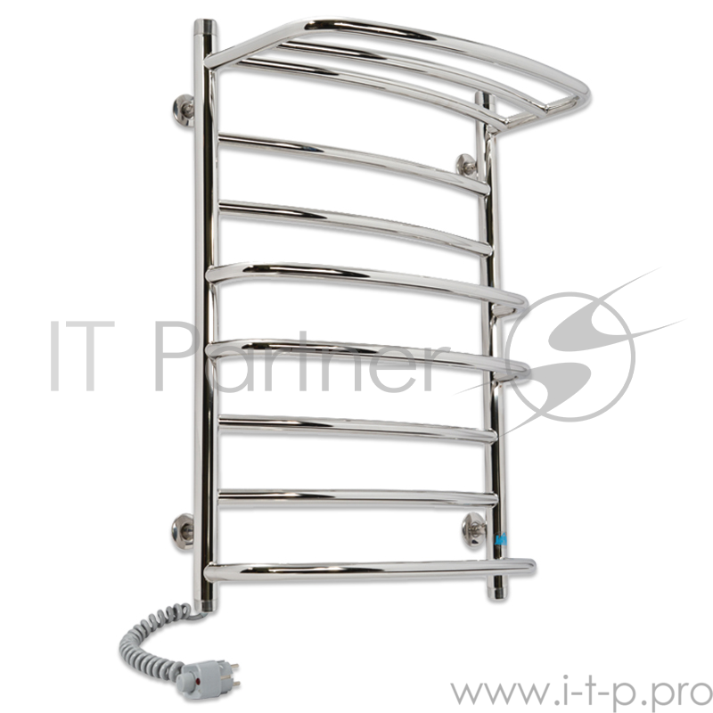 Полотенцесушитель LARIS 73207387 Евромикс П8 500х800 с полкой, 145Вт, подключение слева