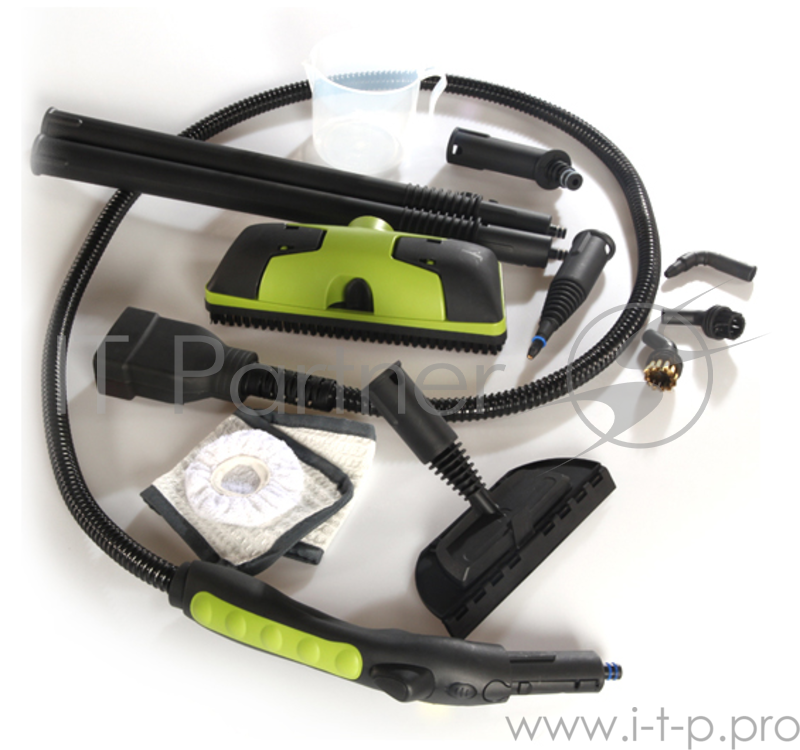 Пароочиститель напольный Kitfort КТ-903 2000Вт зеленый