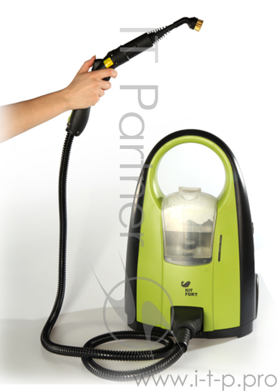 Пароочиститель напольный Kitfort КТ-903 2000Вт зеленый
