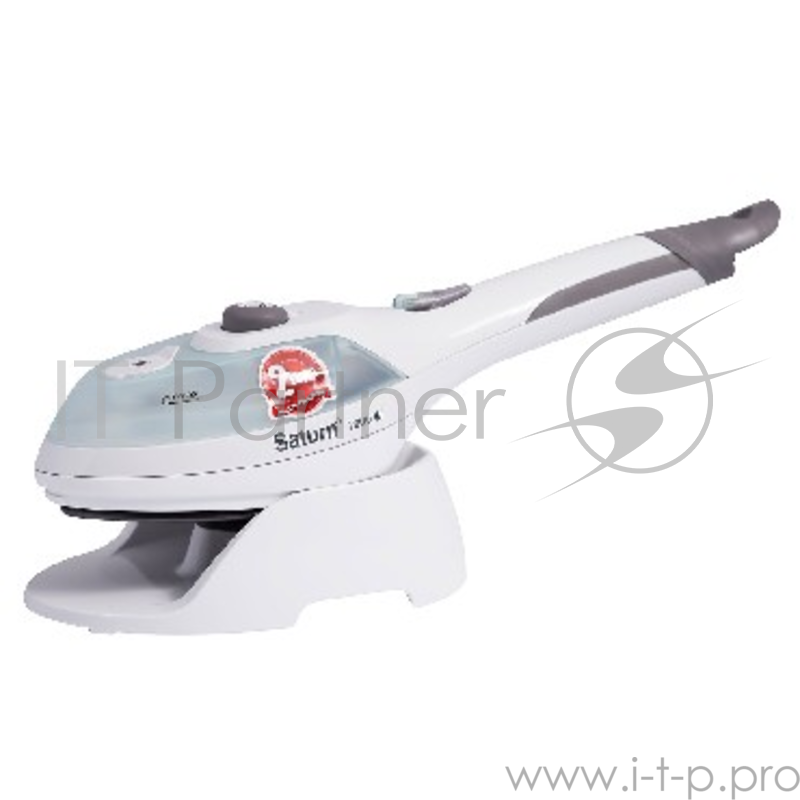 отпариватель SATURN ST-CC7145 отпариватель Мощность: 1000 Вт. Продолжительный интенсивный пар: 14-18 г/мин. Регулятор расхода пара, Защита от перегрева. Светодиодный индикатор. Резервуар для воды: 100 мл. Аксессуары: подставка, щетка для чистки ткани
