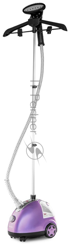 Отпариватель для одежды GALAXY GL 6205 Отпариватель для одежды 1700 Вт, объем контейнера для воды 1,5л, время нагрева 35сек, время непрерывной работы до 35мин, выход пара 40мл/мин, трехсекционная телескопическая стойка , теплоизолирующий шланг для по