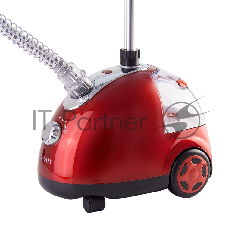 Отпариватель для одежды GALAXY GL 6204 Отпариватель для одежды 1700 Вт, объем контейнера для воды 1,5л, время нагрева 35сек, время непрерывной работы до 35мин, выход пара 40мл/мин, трехсекционная телескопическая стойка , теплоизоляционный шланг для п