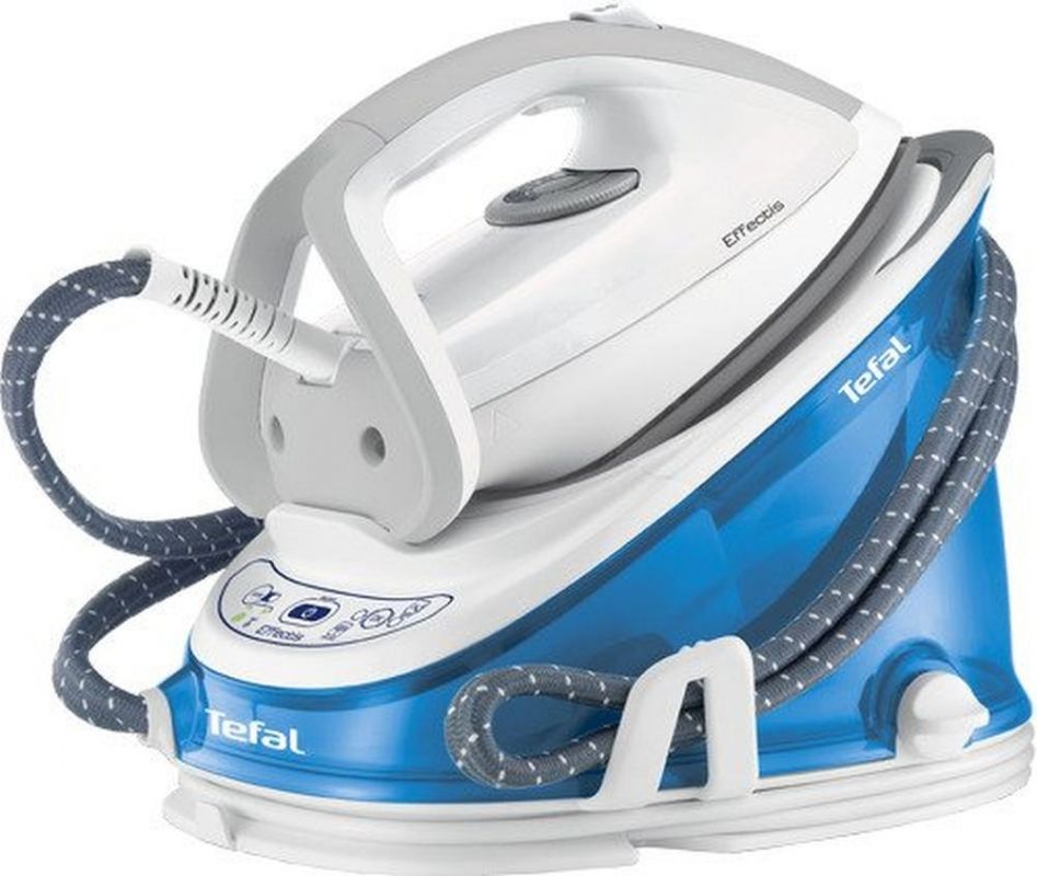 Паровая станция Tefal GV6732E0 2200Вт белый/синий