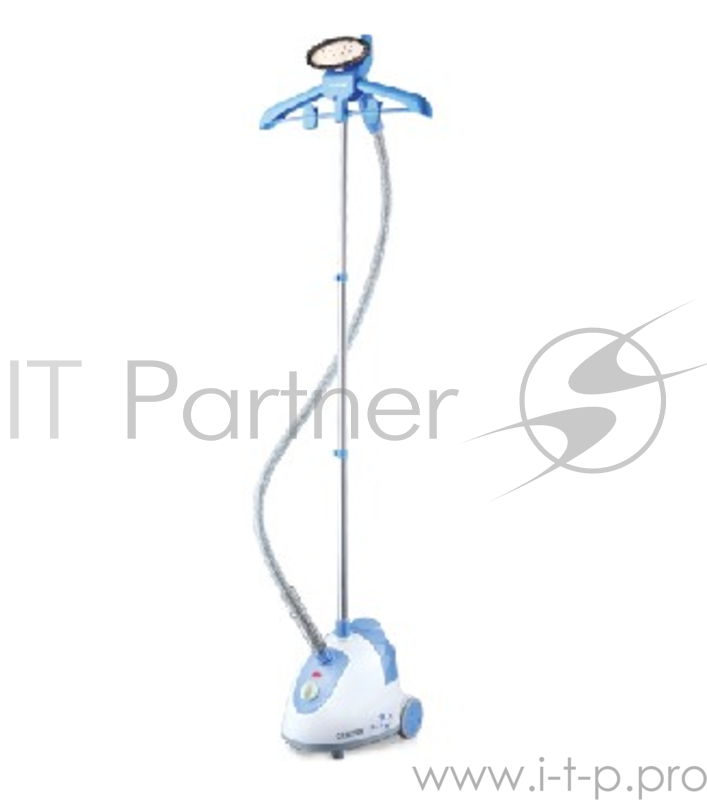 Отпариватель Centek CT-2371 (голубой) 2000Вт, 1.7л, 30г/мин, керамика, вешалка, регулятор мощн.