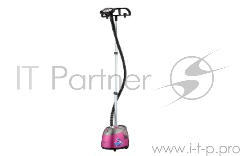 Отпариватель напольный Centek CT-2379 (розовый) 2200Вт, 2.5л БОЛЬШОЙ БАК, 40г/мин,10 режимов, алюм.ш