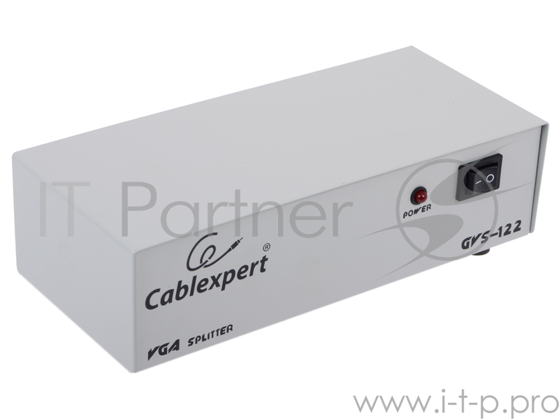 Разветвитель GVS122 Разветвитель сигнала VGA на 2 монитора (Gembird)