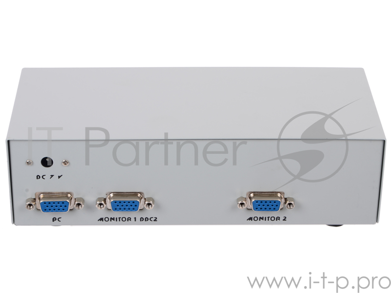 Разветвитель GVS122 Разветвитель сигнала VGA на 2 монитора (Gembird)