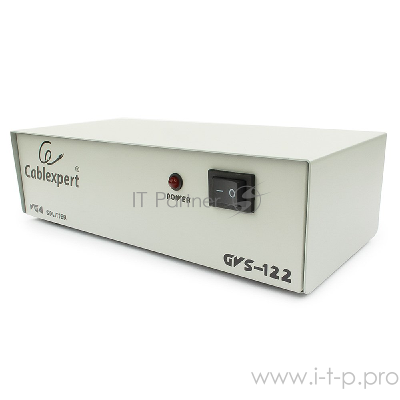 Разветвитель GVS122 Разветвитель сигнала VGA на 2 монитора (Gembird)
