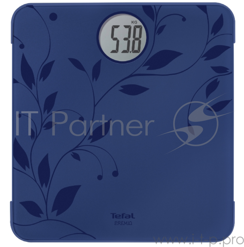 Весы напольные электронные Tefal PP1212VO макс.160кг синий/рисунок