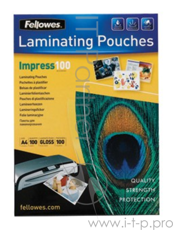 Пленка Fellowes Пленки для ламинирования FS-53511 (А4, 100 мкм, 100шт)