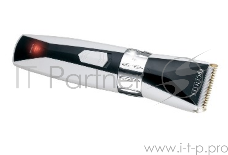 Машинка для стрижки Centek CT-2117 (черный/бел) сеть/аккумулятор, ножи ТИТАН+КЕРАМИКА, мощный мотор