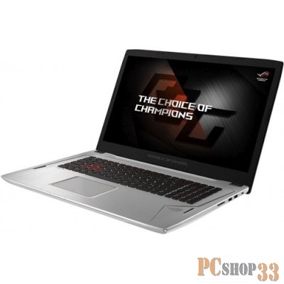 Ноутбук ASUS GL702VS-GC242 (Core i7 7700HQ-2.80ГГц, 8ГБ, 128+2000ГБ, GFGTX1070, LAN, WiFi, BT, WebCam, 17.3 1920x1080, Linux)