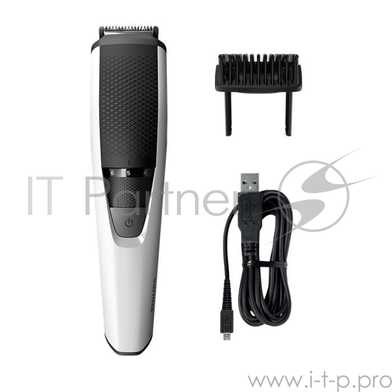 Машинка для стрижки Philips Машинка для стрижки Philips/ Триммер для бороды с самозатчивающимися лезвиями из нержавеющей стали. Гребень с системой Lift&Trim. Колесико регулировки длины с 10 установками от 0,5 мм до 10 мм с шагом 1 мм. 30 минут работы
