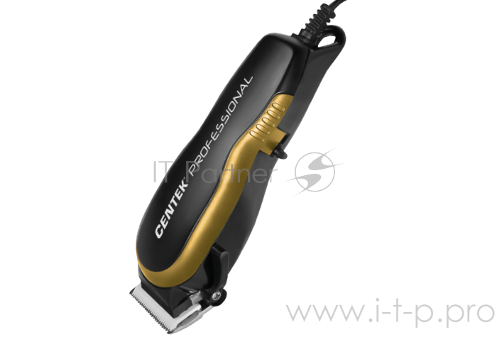 Машинки для стрижки Centek CT-2125 (чер/зол) профессиональная, керам ножи, работа от сети, шн