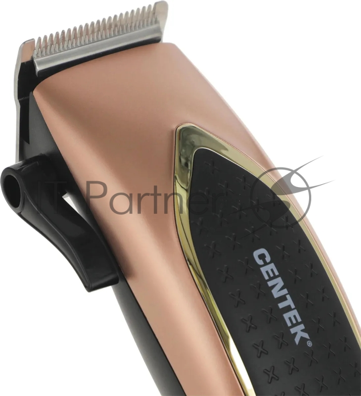 Машинка для стрижки волос Centek CT-2126 черный/золото
