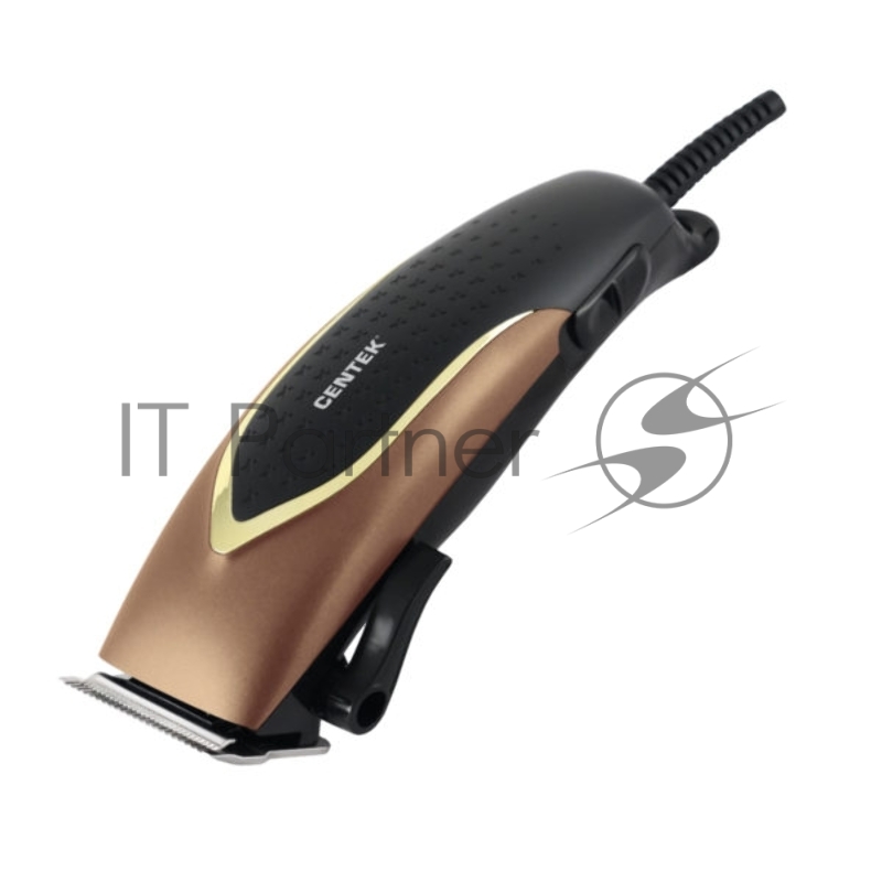 Машинка для стрижки волос Centek CT-2126 черный/золото