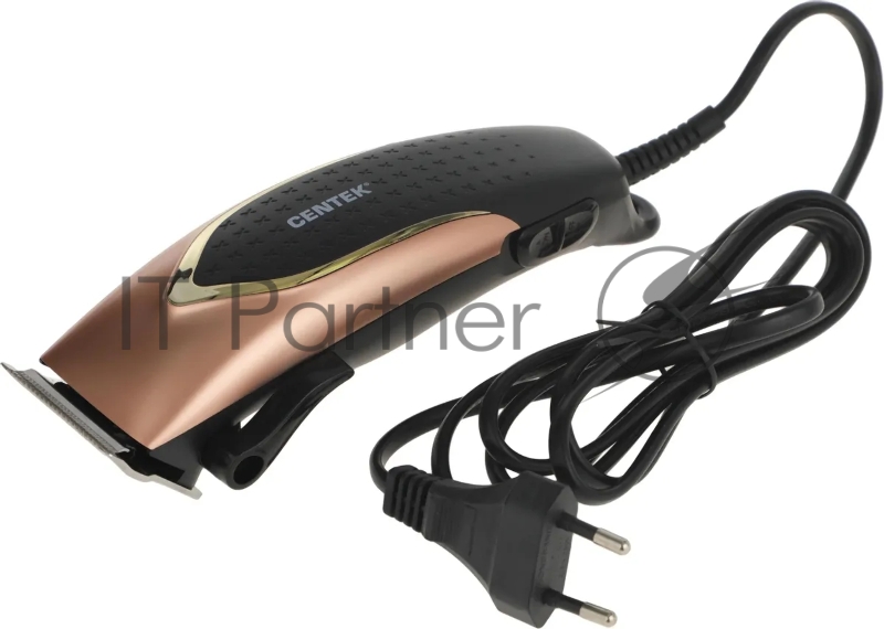 Машинка для стрижки волос Centek CT-2126 черный/золото
