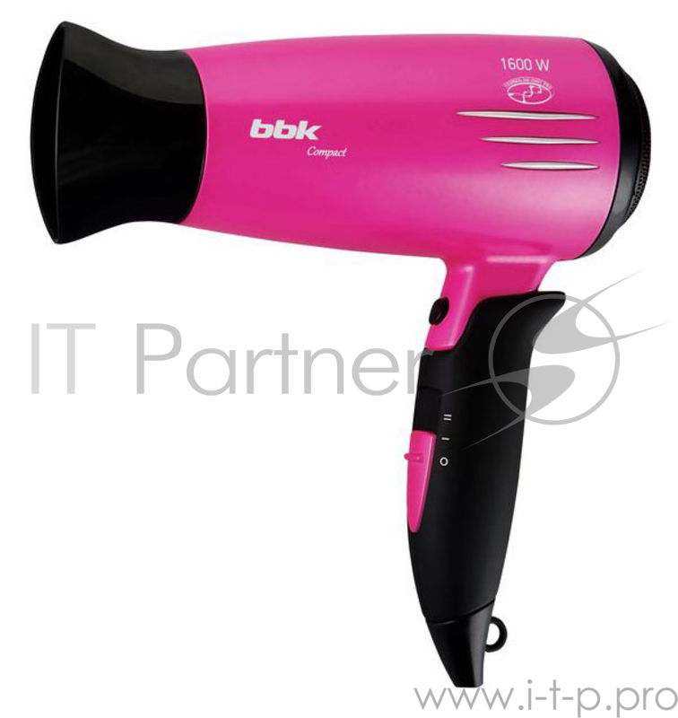Фен BBK BHD1605i 1600Вт черный/фиолетовый