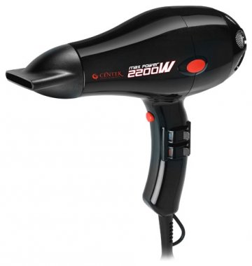 Фен Centek CT-2221 Professional 2200Вт, мощный AC мотор, 5 режимов, управление сбоку, хол воздух