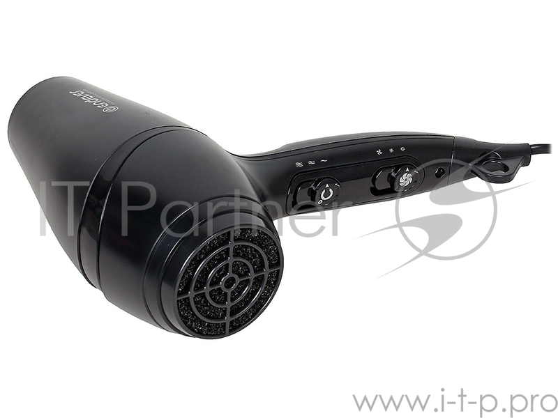 Фен Endever Aurora 461, Мощность 2200 Вт, Режим «холодный воздух», 3 температурных режима, 2 скоростных режима, Удобная петелька