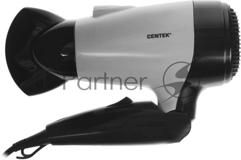 Фен Centek CT-2231 (бел/черн) 1200Вт, 2 скорости и температуры нагрева, складная ручка