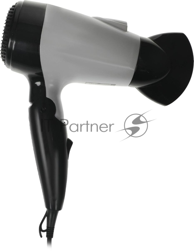 Фен Centek CT-2231 (бел/черн) 1200Вт, 2 скорости и температуры нагрева, складная ручка