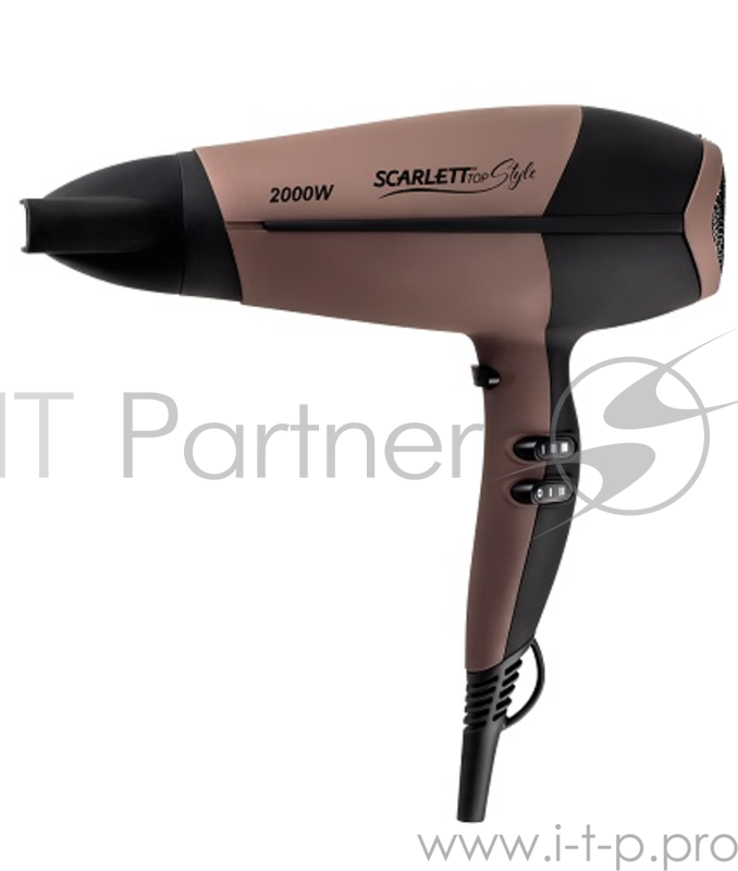 Фен Scarlett SC-HD70I08 2000Вт мокко/черный