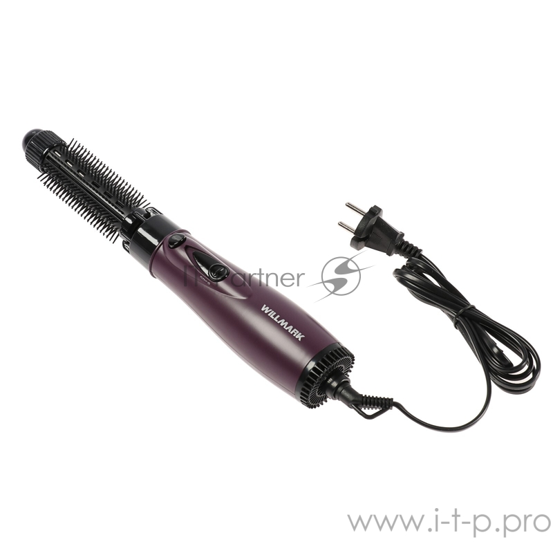 Фен-щетка WILLMARK WHS-0812 (фиолетовый, 1 насадка, 800W)