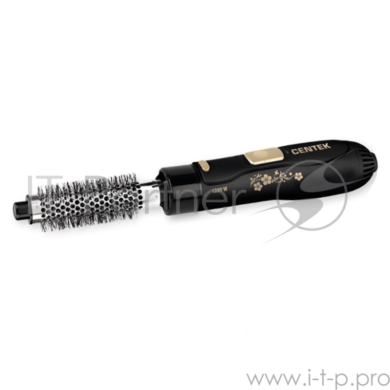 Фен-щетка Centek CT-2059 черно-золотая, 1200Вт, 2 режима работы (в уп. 6 шт)