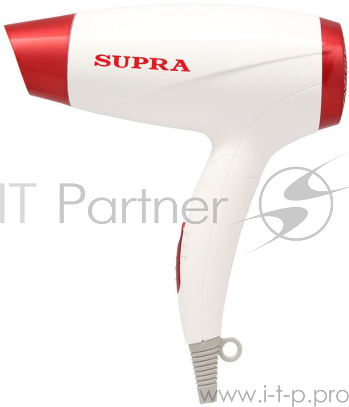 Фен Supra PHS-1602S 1600Вт белый/красный