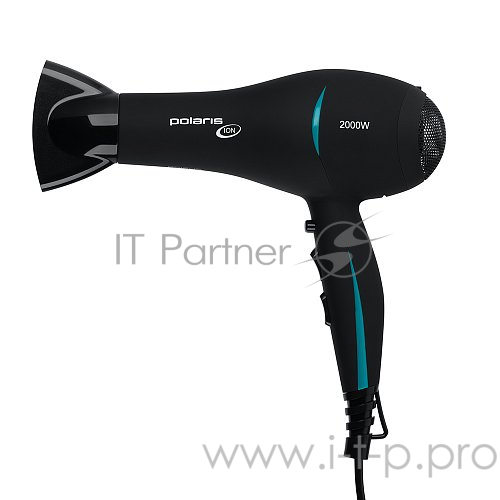 Фен POLARIS PHD2033Ti черн/бирюзовый 2000Вт