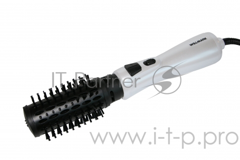 Фен-щетка WILLMARK WHS-1011W ( 2 темп. режима, керам. покрытие, шнур 1.8 м, белый, 1000W)