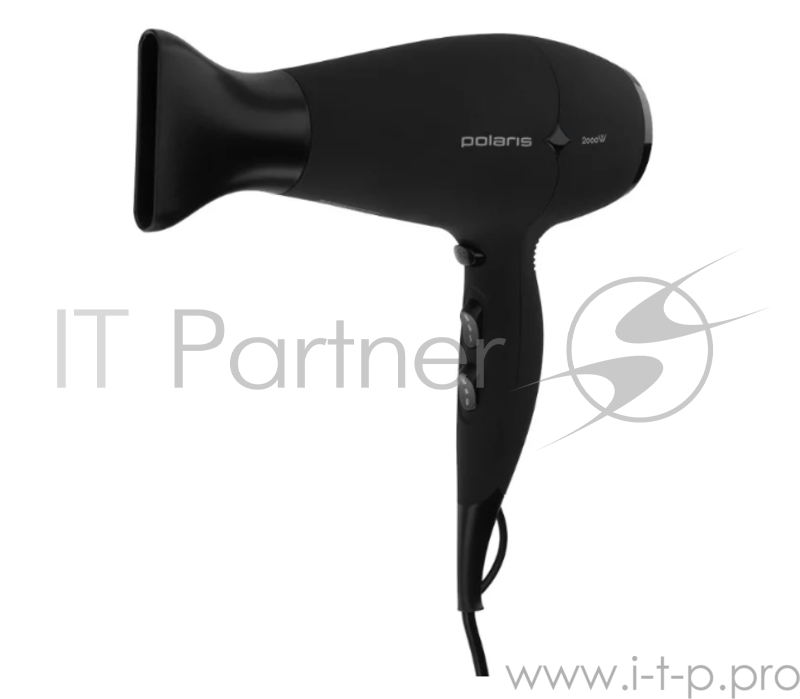Фен POLARIS PHD2067 черный 2000Вт